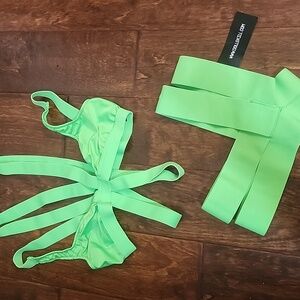 Slime Triple X-Rated Bra Top Set Bottom Club Exx Dolls Kill